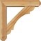 Ekena Millwork Olympic Craftsman Rough Sawn Bracket w/ Offset Brace, Western Red Cedar, 6"W x 26"D x 26"H BKT0604X26X26OLY04RWR - alternate 2